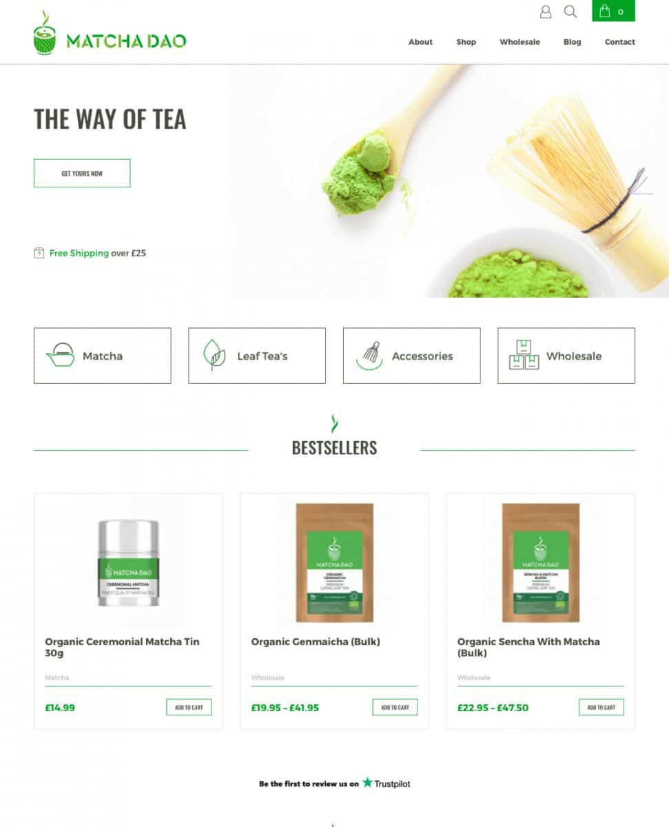 Matcha Energy Direct to your Kitchen