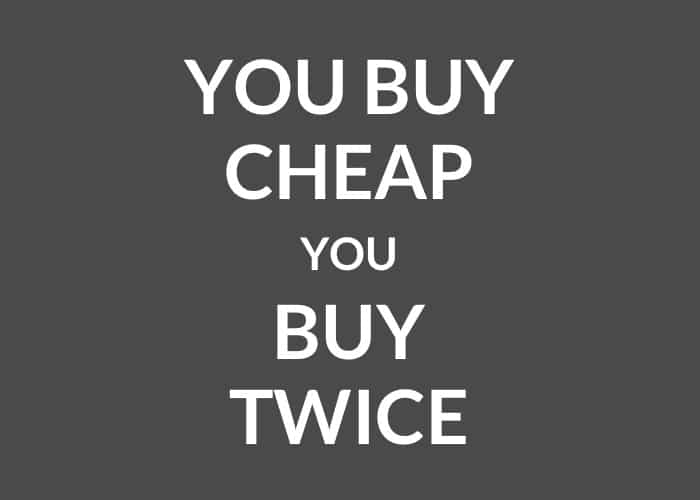 Affordable versus cheap web design - Heer Digital